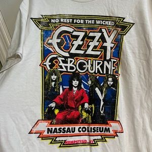 Men's large  OZZY OSBOURNE concert tour tshirt NEW